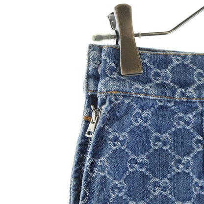 Gucci GG Jacquard Denim Fuscato Indigo Blue