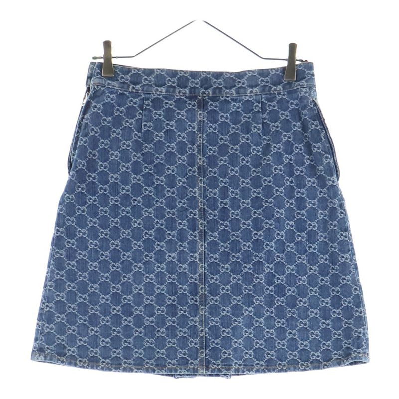 Gucci GG Jacquard Denim Fuscato Indigo Blue