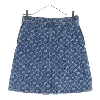 Gucci GG Jacquard Denim Fuscato Indigo Blue