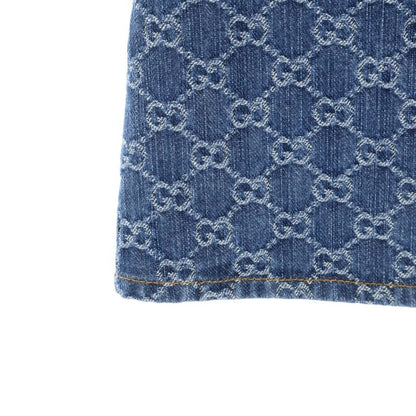Gucci GG Jacquard Denim Fuscato Indigo Blue