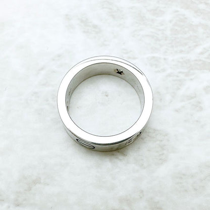 Cartier Love Half Diamond White Gold Ring 48
