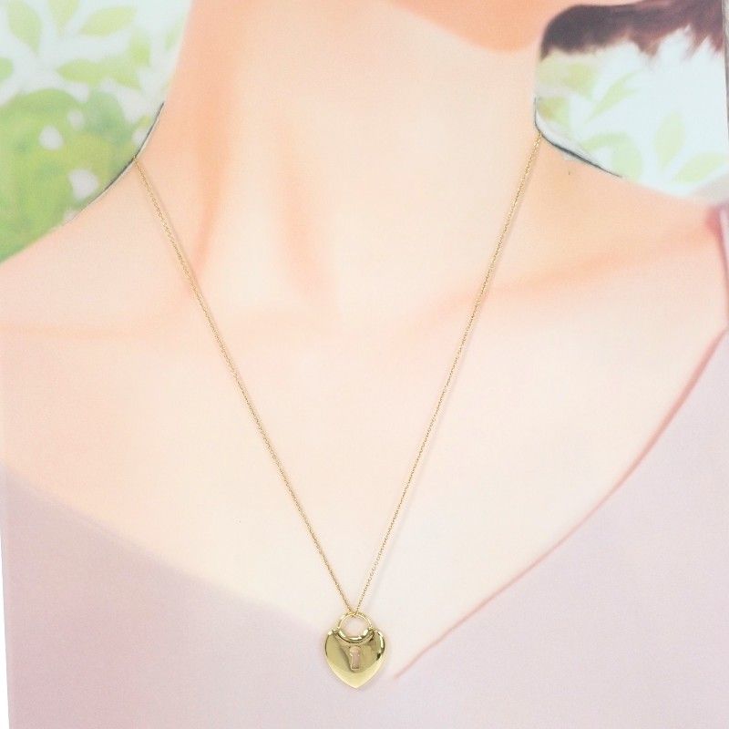 Tiffany & Co. Heartlock Necklac 18K
