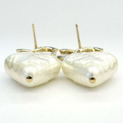 Chanel Earrings Swing CC Logo Pearl