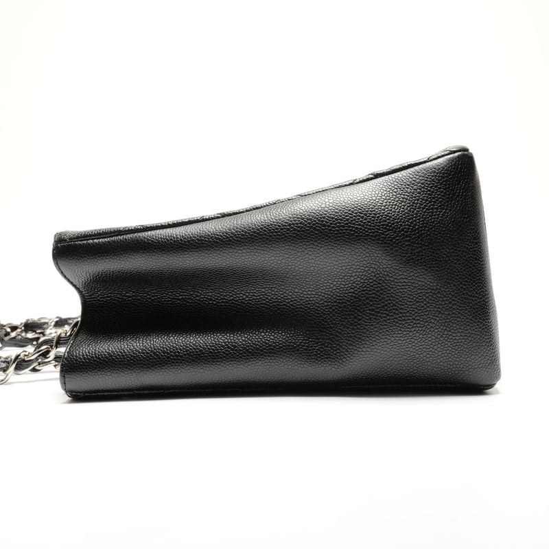Chanel Shoulder Bag Big CC Logo Grand Shopping Tote GST Quilted Caviar