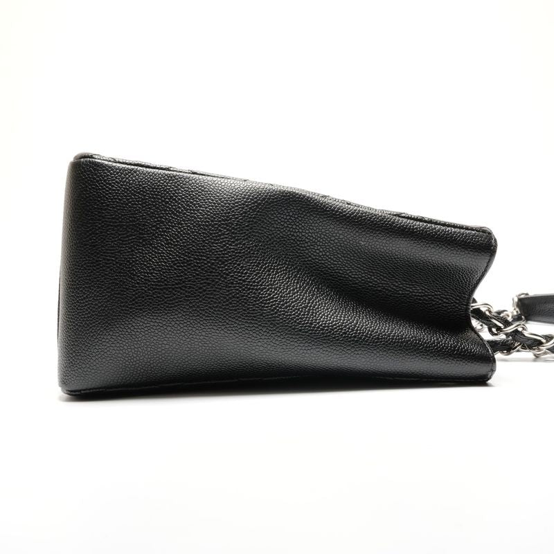 Chanel Shoulder Bag Big CC Logo Grand Shopping Tote GST Quilted Caviar