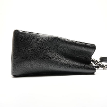Chanel Shoulder Bag Big CC Logo Grand Shopping Tote GST Quilted Caviar