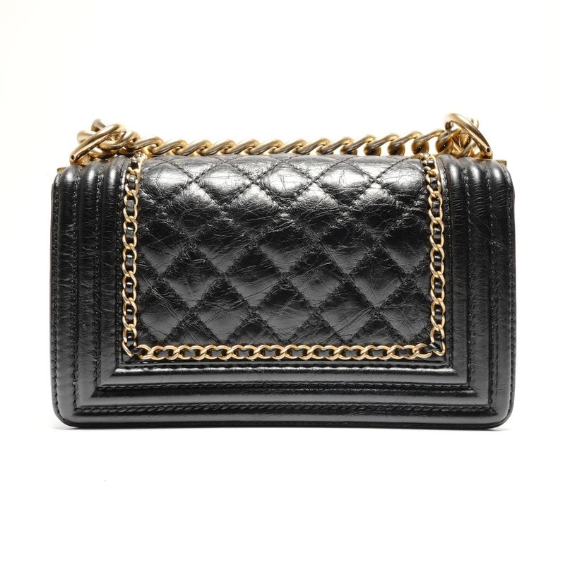 Chanel Shoulder Bag Mini Boy Chain Luxury