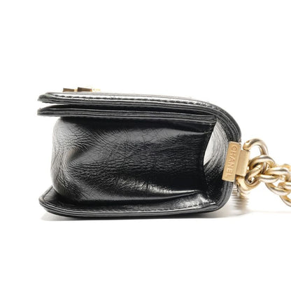 Chanel Shoulder Bag Mini Boy Chain Luxury
