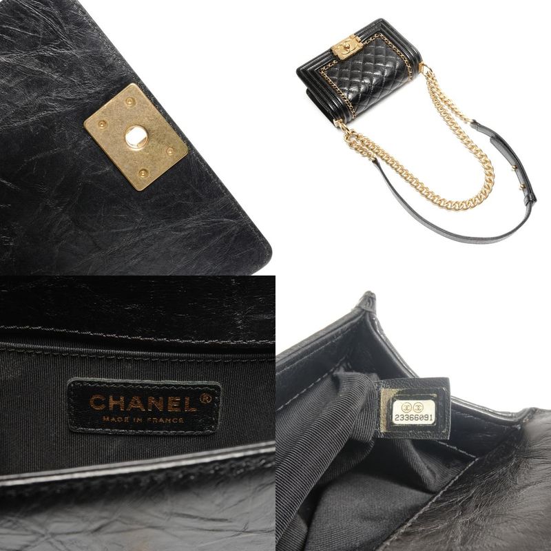 Chanel Shoulder Bag Mini Boy Chain Luxury
