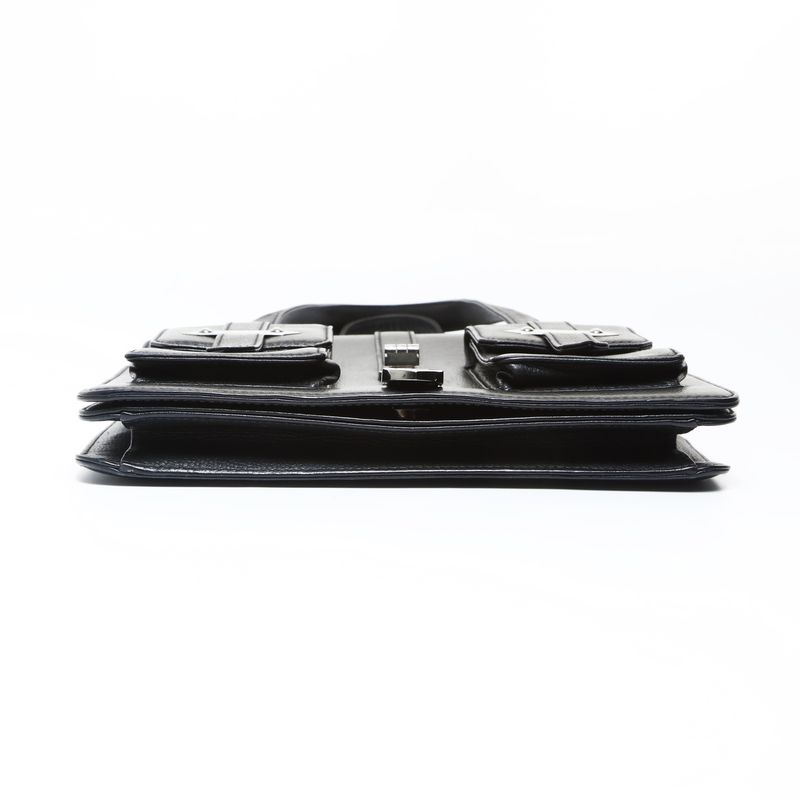 Chanel Shoulder Bag Leather 2.55 Caviar