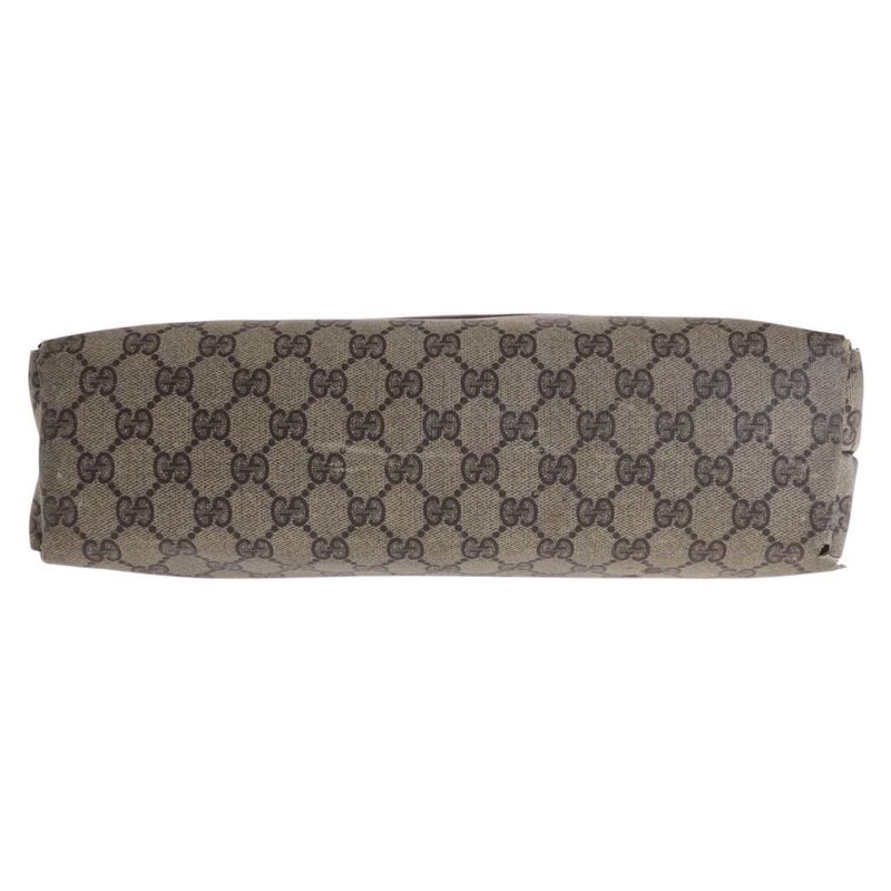 Gucci Vintage Sherry Line GG Supreme Canvas 20 001 Tote Shoulder Bag