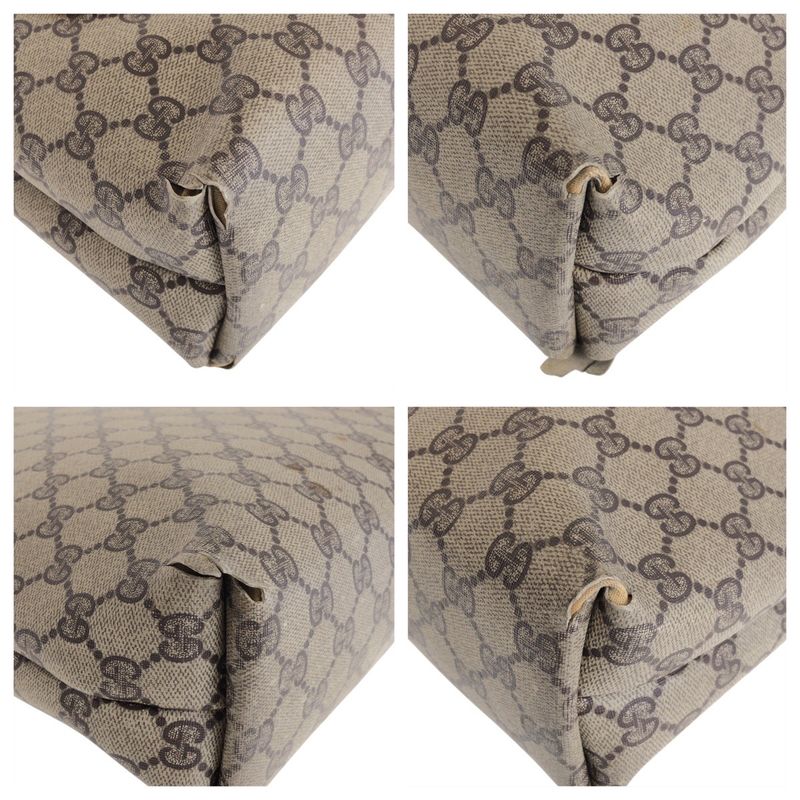 Gucci Vintage Sherry Line GG Supreme Canvas 20 001 Tote Shoulder Bag