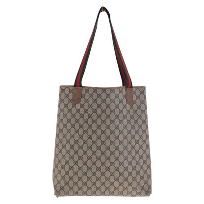 Gucci Vintage Sherry Line GG Supreme Canvas 20 001 Tote Shoulder Bag