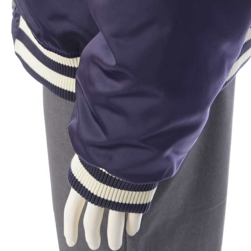 Louis Vuitton Nylon LV Lovers Embroidered Baseball Jacket