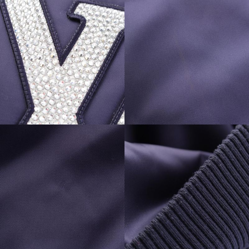 Louis Vuitton Nylon LV Lovers Embroidered Baseball Jacket