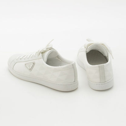 Prada Re-Nylon Triangle Logo Sneakers Shoes White 7.5