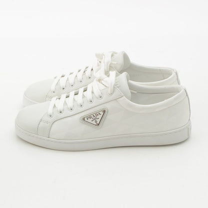 Prada Re-Nylon Triangle Logo Sneakers Shoes White 7.5