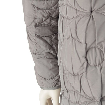 Louis Vuitton Monogram Flower Quilted Long Coat Gray XS