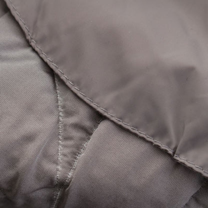 Louis Vuitton Monogram Flower Quilted Long Coat Gray XS