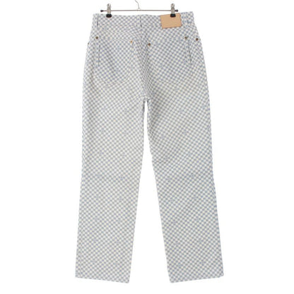 Louis Vuitton Cotton Damier Denim Pants Jeans Lgm