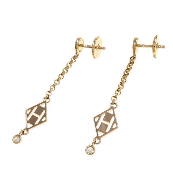 Hermes Gambard Earrings Diamond