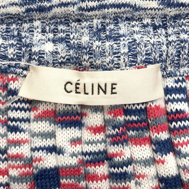 Celine by Phoebe Philo Pocket Mixed Knit Skirt 2 Color L