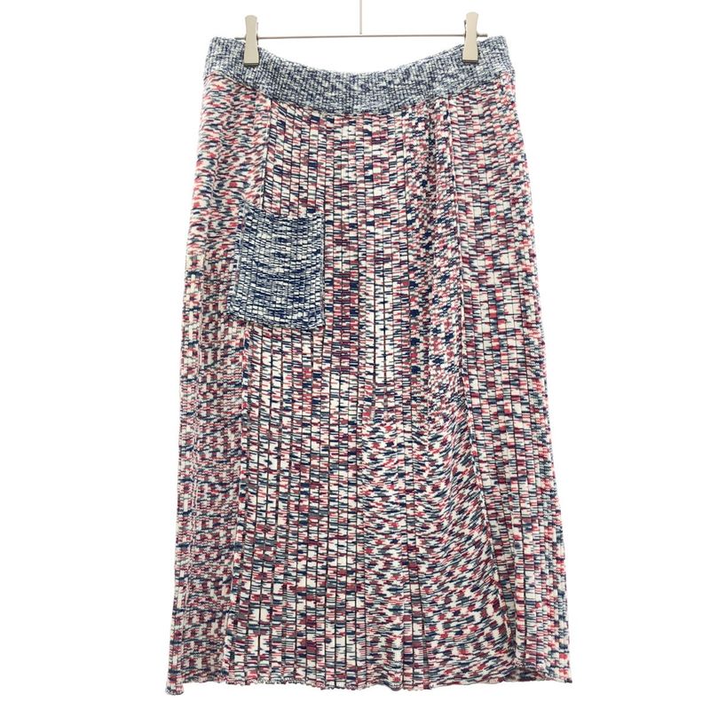 Celine by Phoebe Philo Pocket Mixed Knit Skirt 2 Color L
