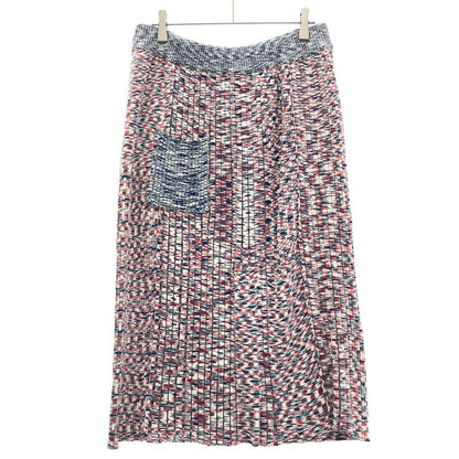 Celine by Phoebe Philo Pocket Mixed Knit Skirt 2 Color L