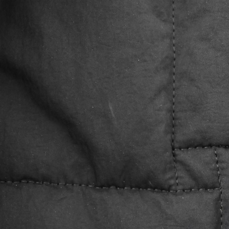 Bottega Veneta Nylon Jacket Top with Collar Intrecciato Knit Front Button L