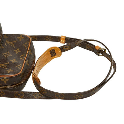 Louis Vuitton Monogram Amazon Crossbody Shoulder Bag Brown Leather