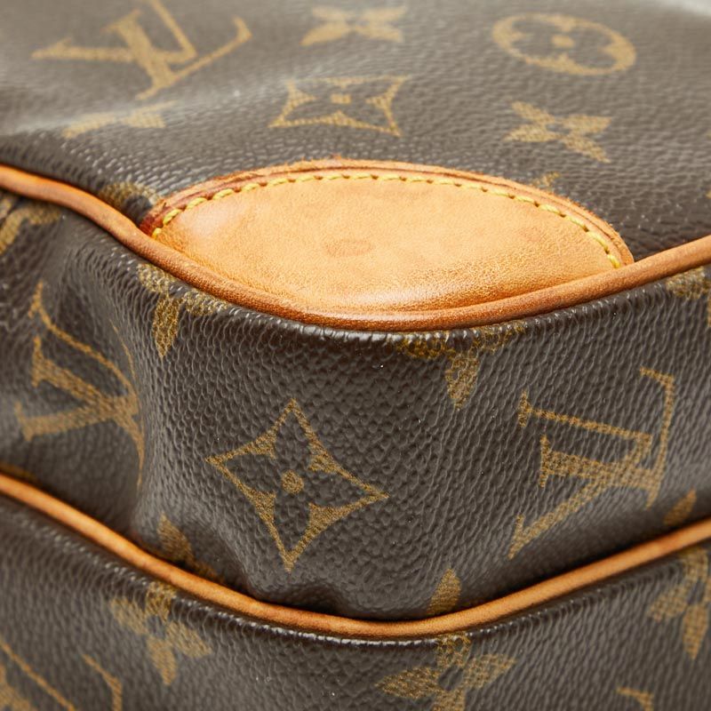 Louis Vuitton Monogram Amazon Crossbody Shoulder Bag Brown Leather