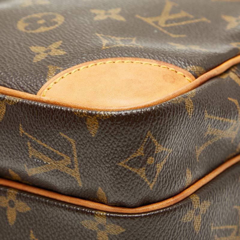 Louis Vuitton Monogram Amazon Crossbody Shoulder Bag Brown Leather