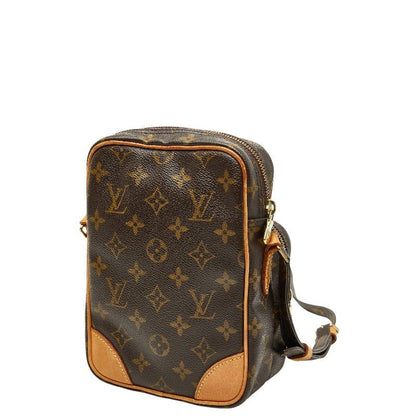 Louis Vuitton Monogram Amazon Crossbody Shoulder Bag Brown Leather