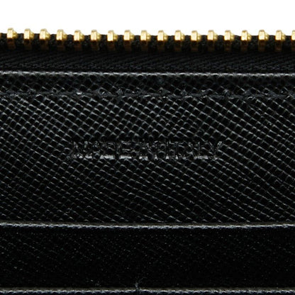 Prada Zip Around Wallet Black