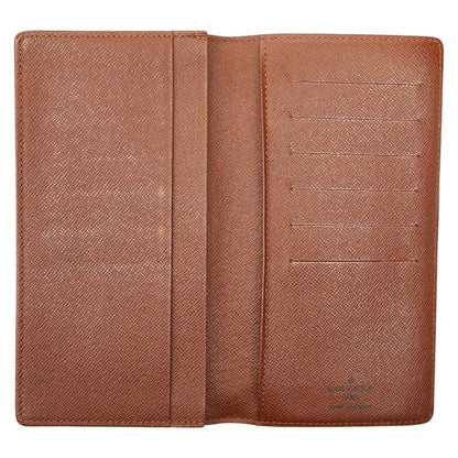 Louis Vuitton Monogram Card Holder Cles Billfold Wallet Brown