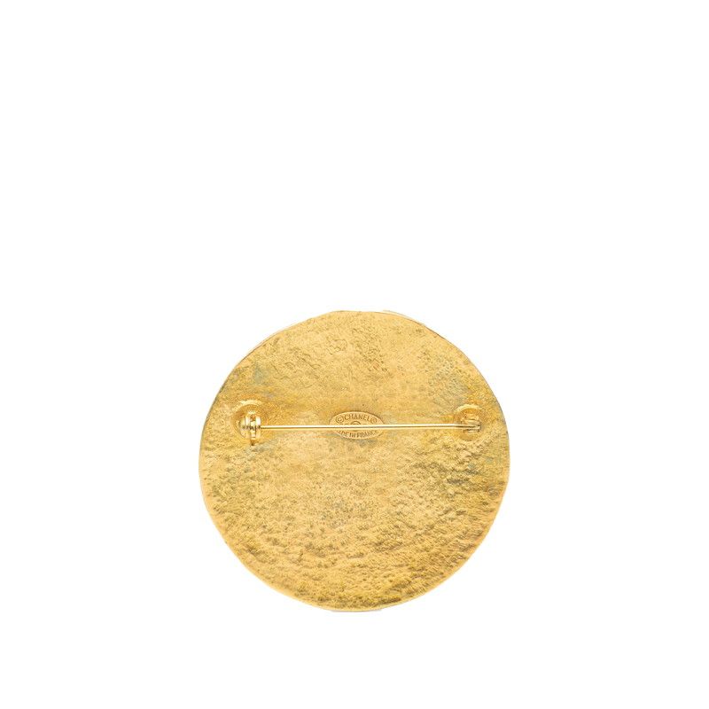 Chanel CC Logo Gold Plated