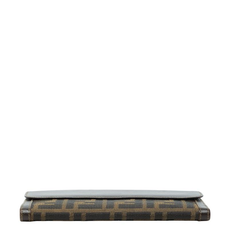 Fendi Zucca 088 Brown Canvas Leather