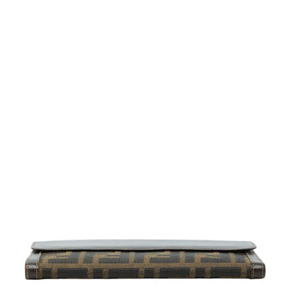 Fendi Zucca 088 Brown Canvas Leather