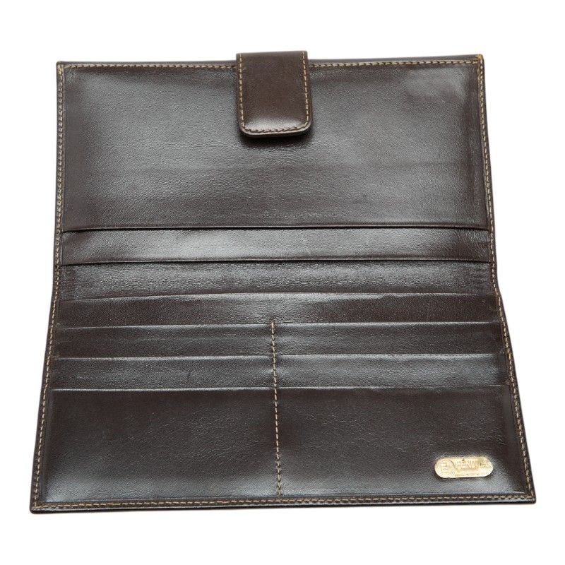 Fendi Zucca 088 Brown Canvas Leather