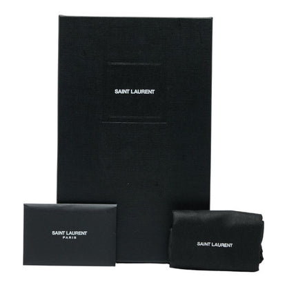 Saint Laurent Cassandra Stitch Khaki Leather