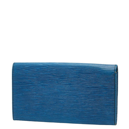 Louis Vuitton Epi Pochette Porte Monet Cles Toledo Blue Leather
