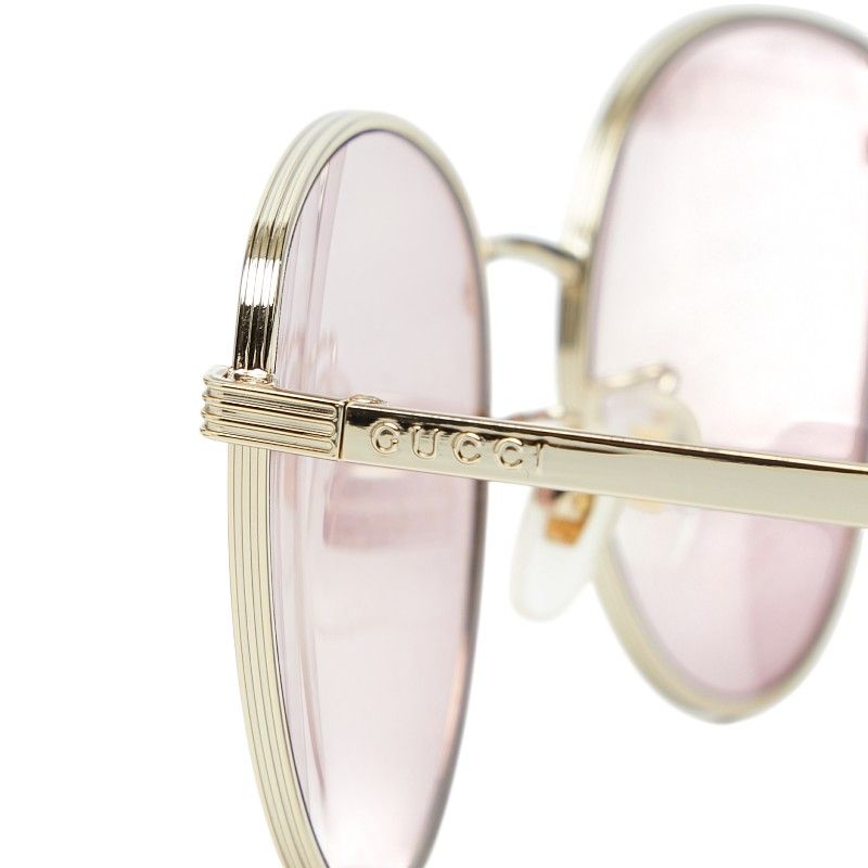 Gucci Sunglasses Asian Fit Gold Black Metal