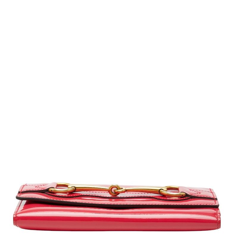 Gucci Horsebit Pink Patent Leather