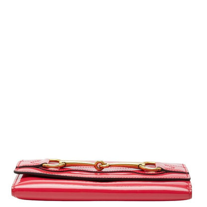 Gucci Horsebit Pink Patent Leather