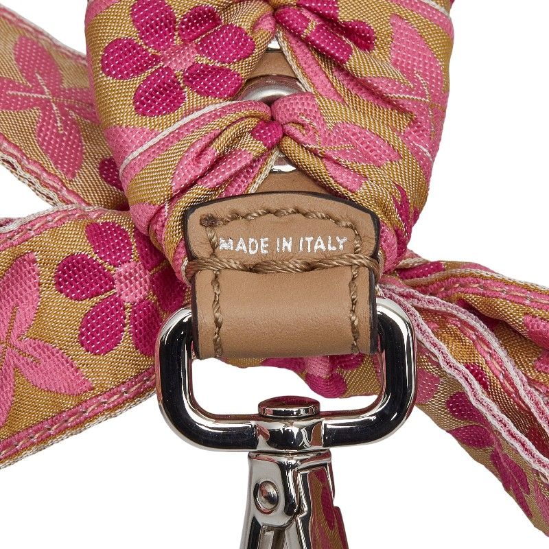Fendi Flower Floral Strap Yue Pink Multicolor