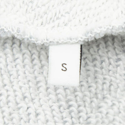 Gucci Logo Print Hoodie Pullover :s Gray Cotton