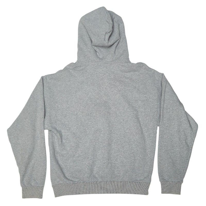 Gucci Logo Print Hoodie Pullover :s Gray Cotton