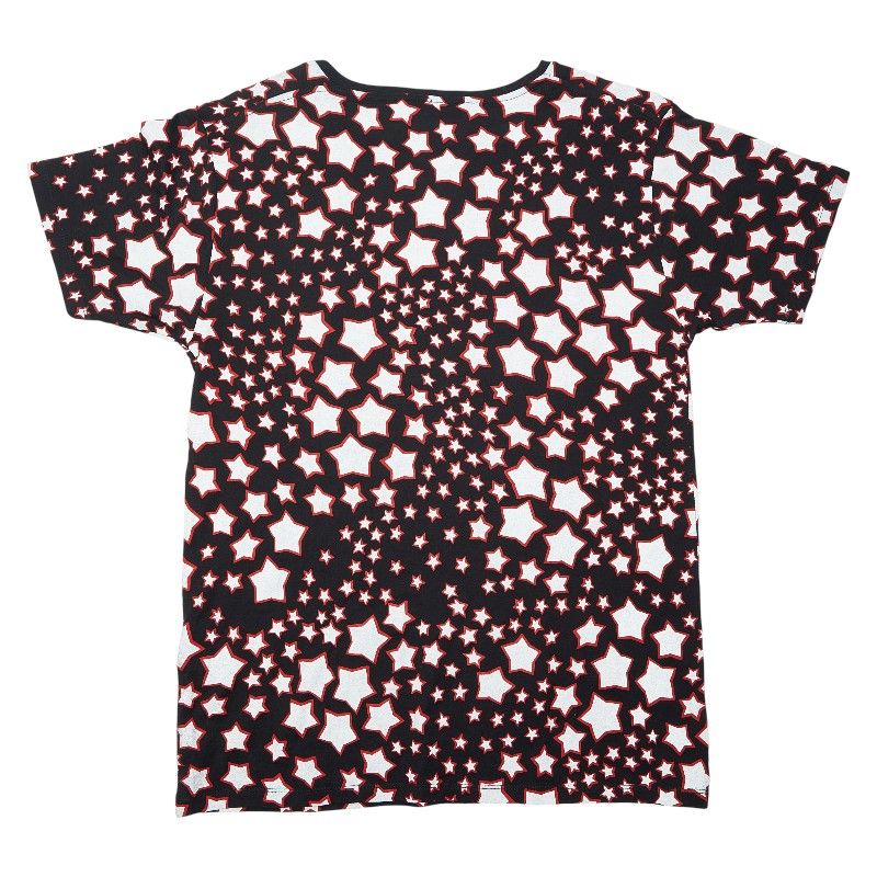 Saint Laurent Star T-Shirt M Black Multicolor Cotton