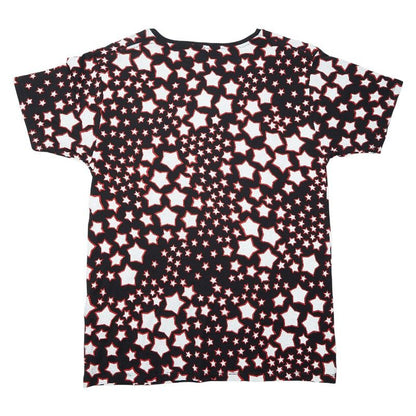 Saint Laurent Star T-Shirt M Black Multicolor Cotton