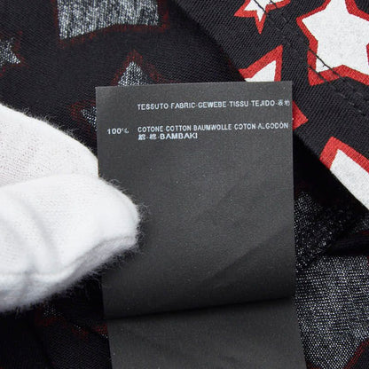 Saint Laurent Star T-Shirt M Black Multicolor Cotton